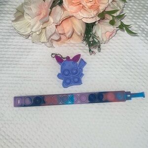 Push Pop Bubble It Silicone Sensory Fidget Toy Autism Stress Relief Pokemon